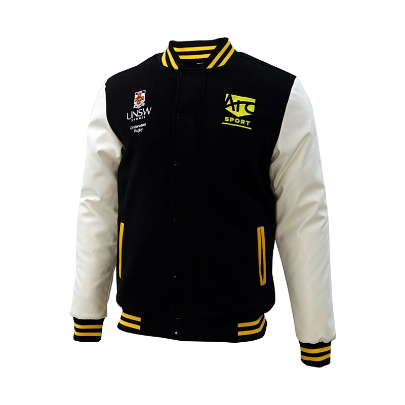 custom your brand blank baseball jacket wholesale letterman jacket