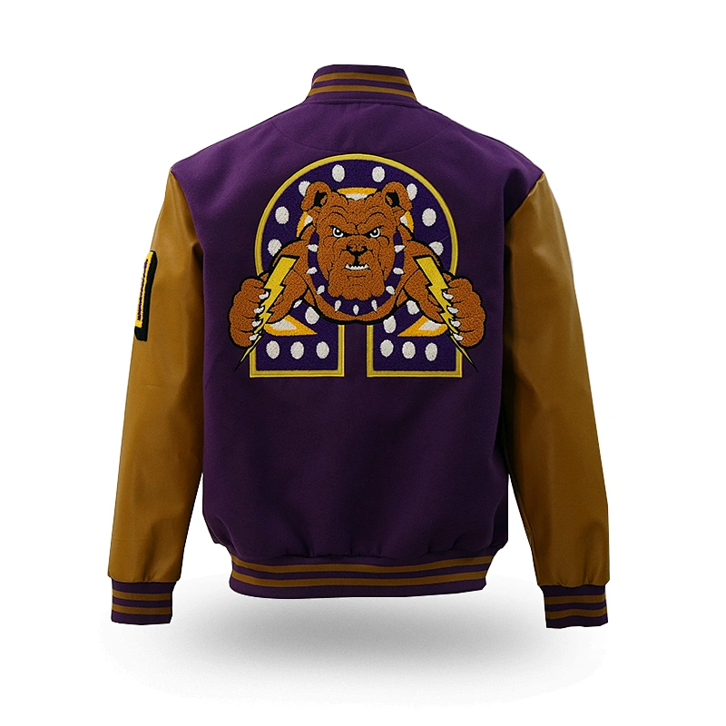 custom cotton college bomber baseball jacket brand design own baseball jacket
