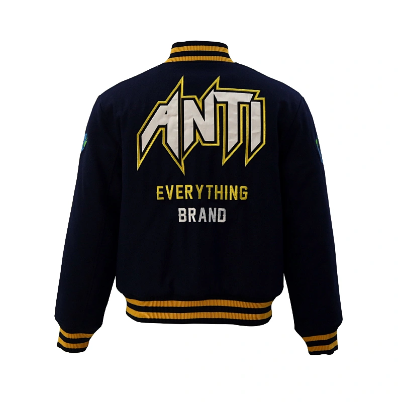oem hooded mens baseball jacket for kids