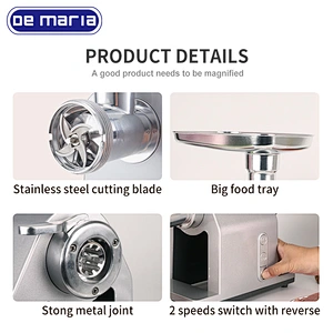 Demaria 2000W High Power DC Motor Electric Meat Grinder