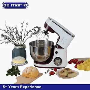 2021 Professional Home Kitchen Heating Function Dough Hook and Beater Supplier Cake Mixers Heavy Duty Sale Food Stand Mixer
