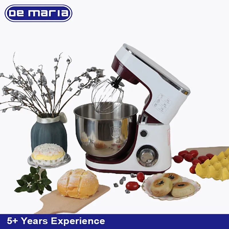2021 Professional Home Kitchen Heating Function Dough Hook and Beater Supplier Cake Mixers Heavy Duty Sale Food Stand Mixer