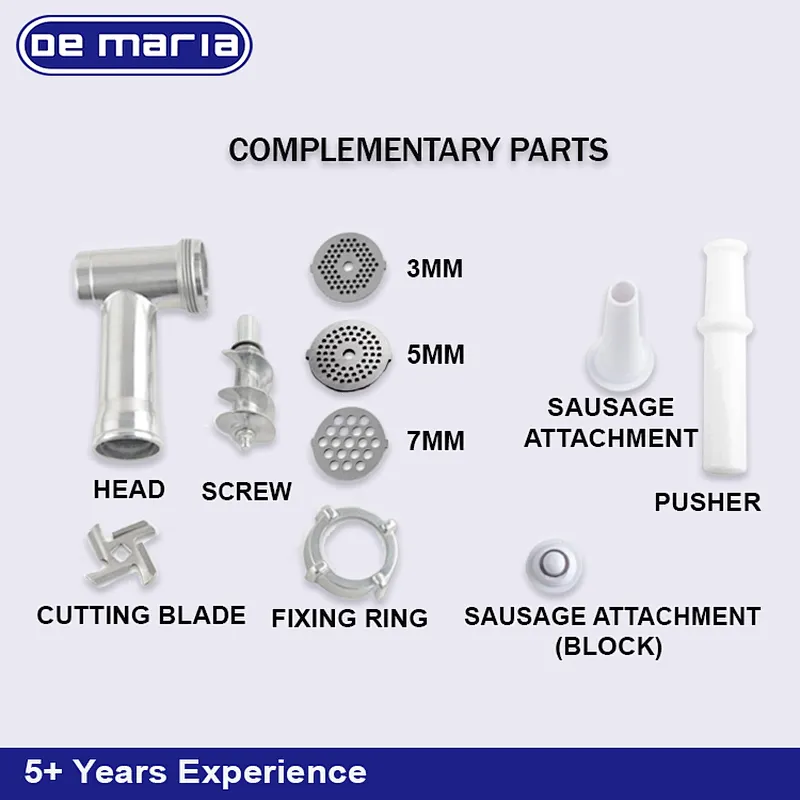 Household stainless steel electric fish mincer sausage stuffed Meat Grinders