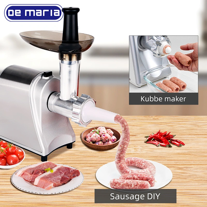 New Style AC 500W Motor Meat Grinder Easy operation High Efficiency Portable White Meat Mincer