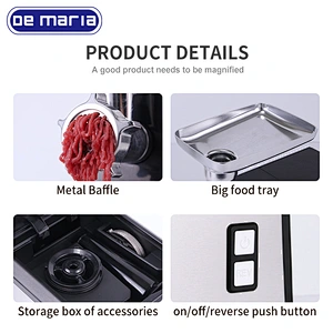Large Meat Mincer Butcher Grinding Machine Spare Parts Utensils Beef Cutting Hamburger Sausage Stuffer Kits Meat Grinder