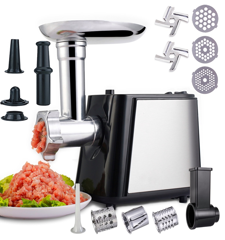 Household stainless steel electric fish mincer sausage stuffed Meat Grinders