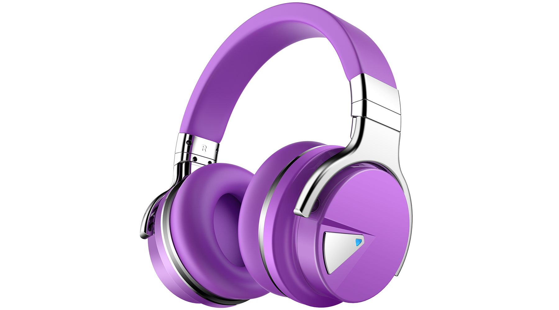 Silensys E7 Active Noise Cancelling Headphones Purple