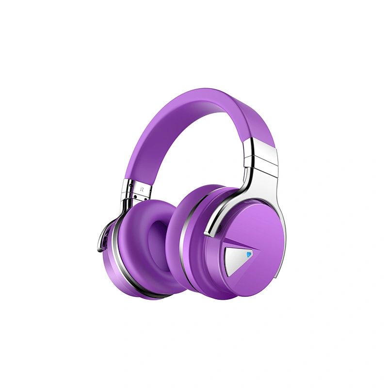 Silensys E7 Active Noise Cancelling Headphones Purple