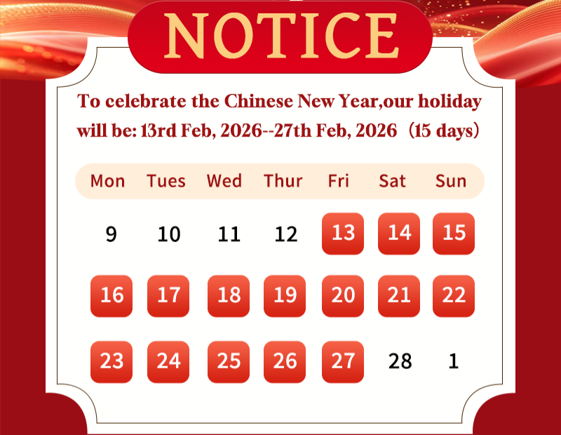 Chinese New Year Holiday Notice