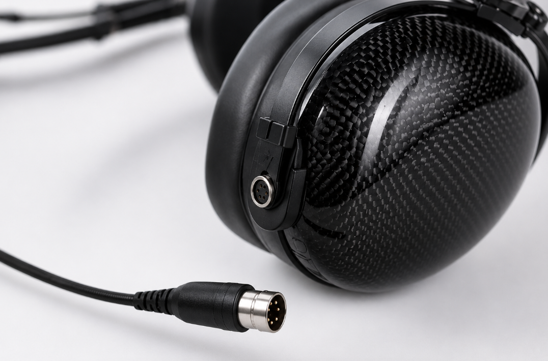 detachable cable headset