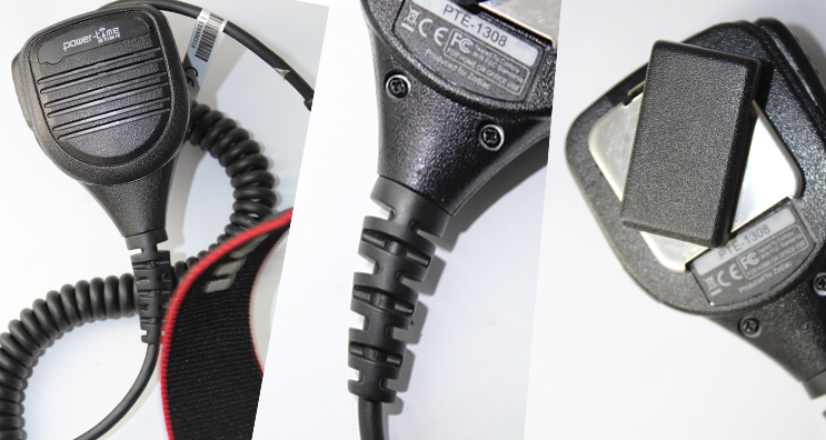 IP54 Waterproof Remote Speaker Microphone