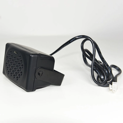 External radio loudspeaker for mobile radios