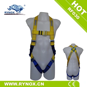 RF030 CE full body harness safety belt High quality polyester Full Body Safety Harness
