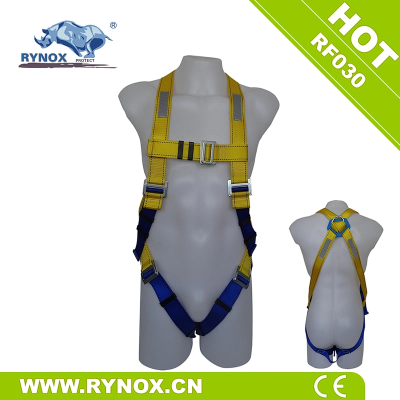RF030 CE full body harness safety belt High quality polyester Full Body Safety Harness