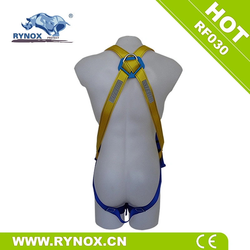 RF030 CE full body harness safety belt High quality polyester Full Body Safety Harness