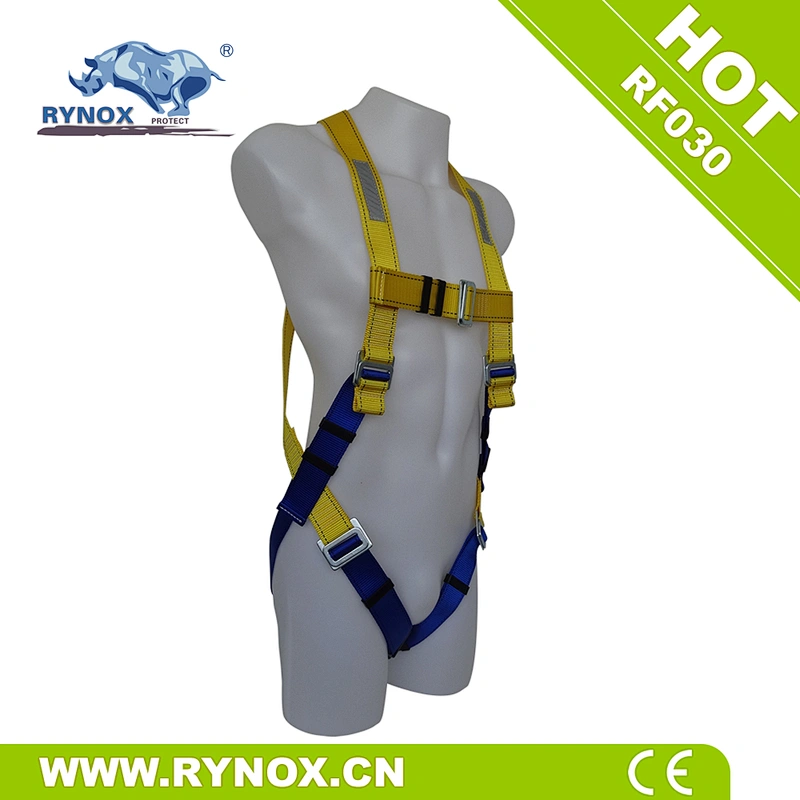 RF030 CE full body harness safety belt High quality polyester Full Body Safety Harness