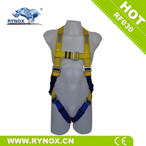 RF030 CE full body harness safety belt High quality polyester Full Body Safety Harness
