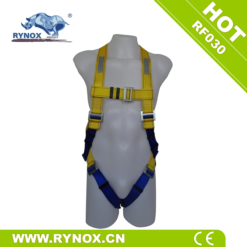 RF030 CE full body harness safety belt High quality polyester Full Body Safety Harness