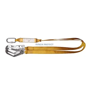 RYNOX RL028 EN354 Industrial Shock Absorbing Lanyards With Two Big Hooks