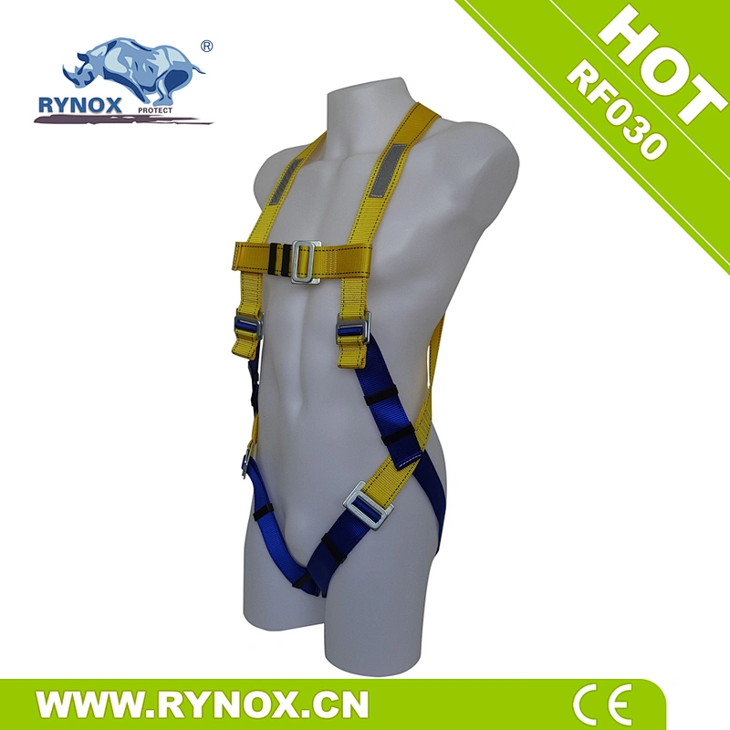 RF030 CE full body harness safety belt High quality polyester Full Body Safety Harness