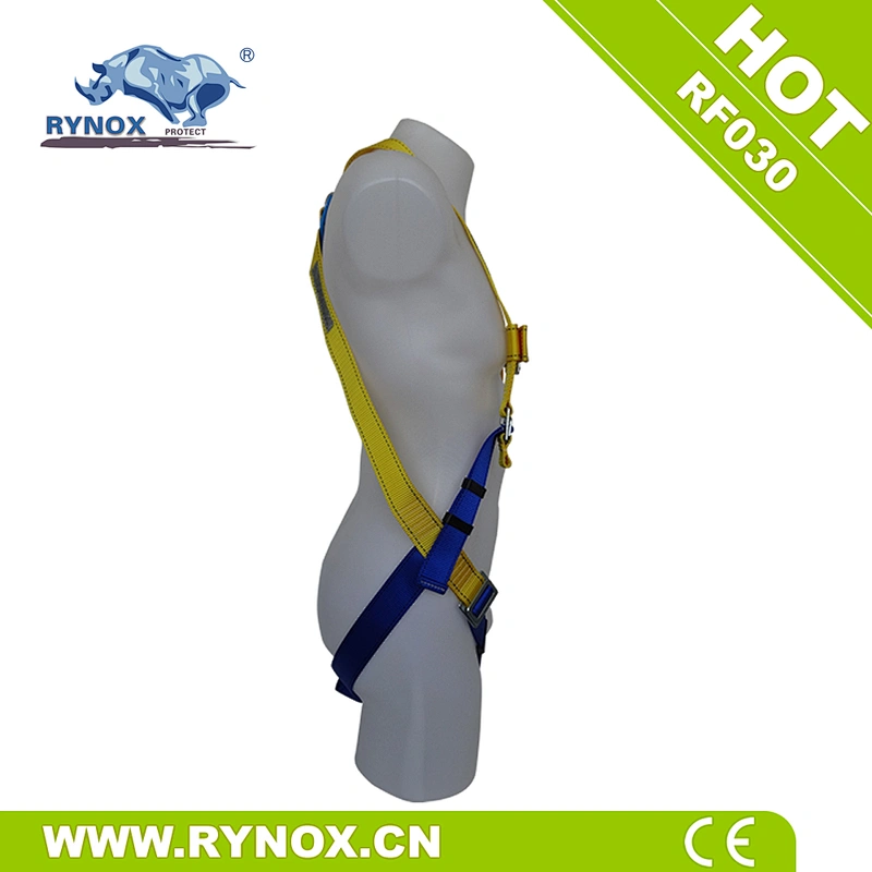 RF030 CE full body harness safety belt High quality polyester Full Body Safety Harness