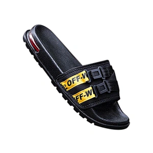 Greatshoe factory price men's slippers custom personalized slides sandals with logo custom slide sandal