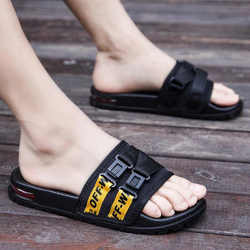 Greatshoe factory price men's slippers custom personalized slides sandals with logo custom slide sandal