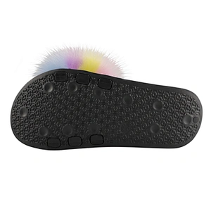 Greatshoe high quality furry lightweight breathable fur faux fur slippers