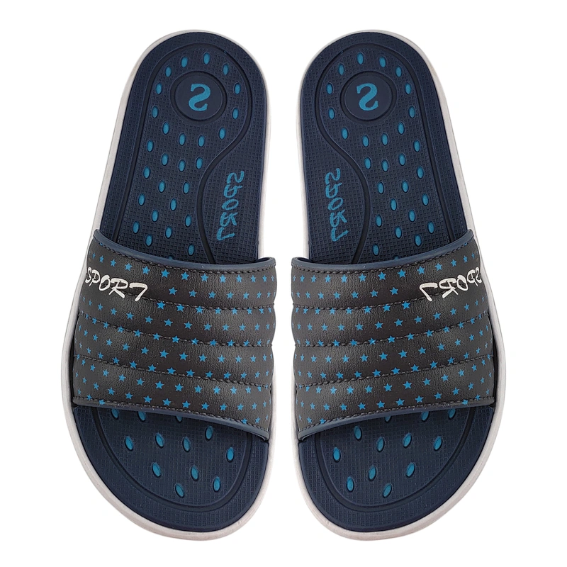 Greatshoe flat slides men lightweight comfortable low price house slippers slide sandals