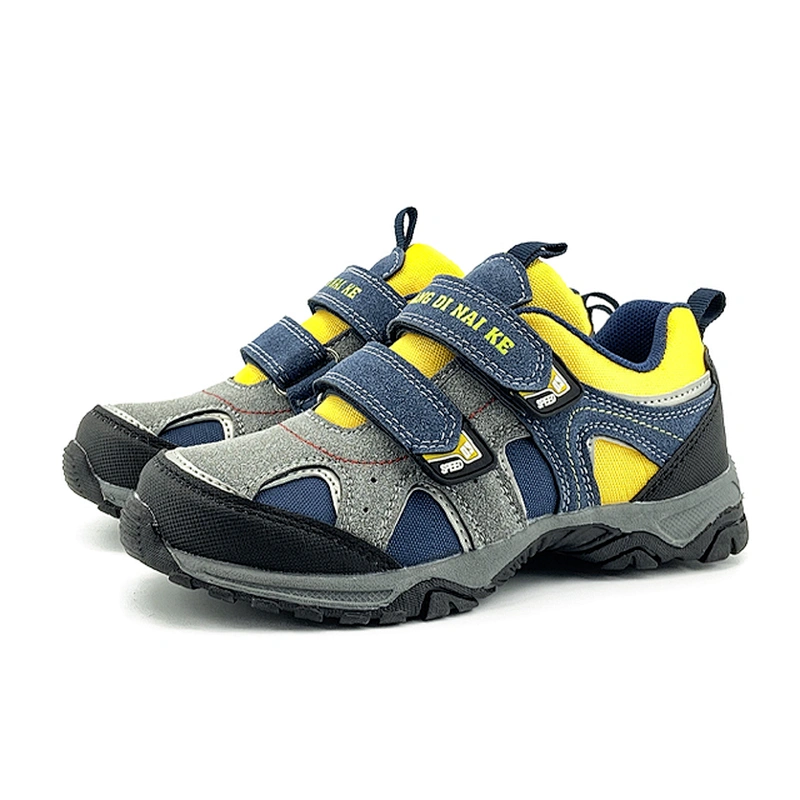 Greatshoe multifunctional boys school activities double buckle strap kids shoes children