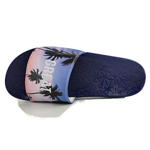 Greatshoe lightweight anti slip fashion trend non-slip mens genuine leather slippers men sandals slipper pu
