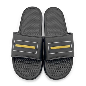Greatshoe factory price women 2020 Wear-resistant plain black slide sandals bathroom slippers