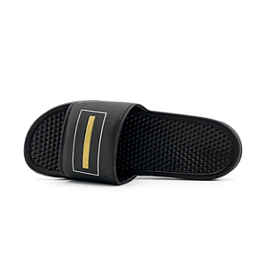 Greatshoe factory price women 2020 Wear-resistant plain black slide sandals bathroom slippers