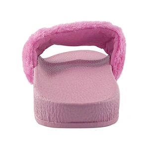 Greatshoe Ladies Fur Slide Sandals Slippers,Faux Fur Slides Slipper Furry Plush Slippers Women