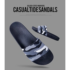 Greatshoe factory price hotel camouflage house slippers men slides sandals