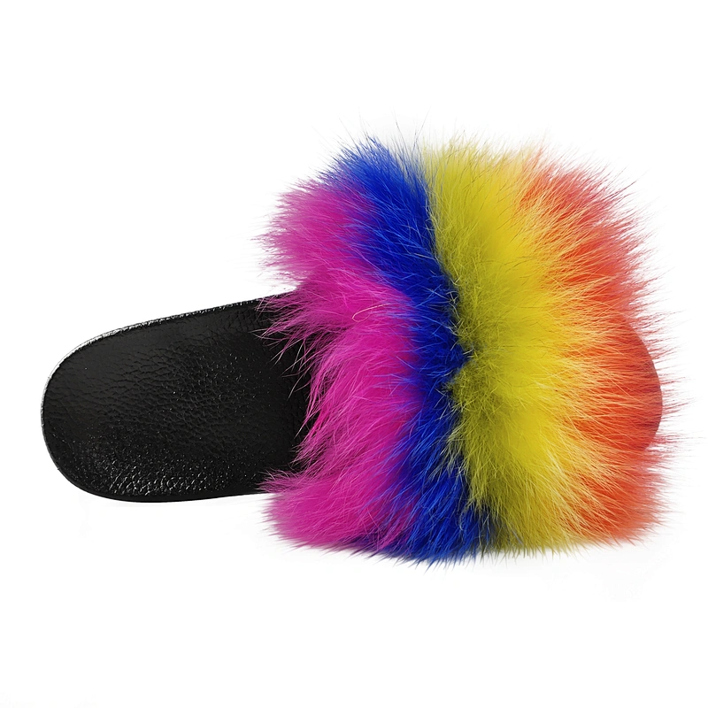 Greatshoe 2020 hot sale cheap shipping faux fur for ladies custom logo plush slippers women