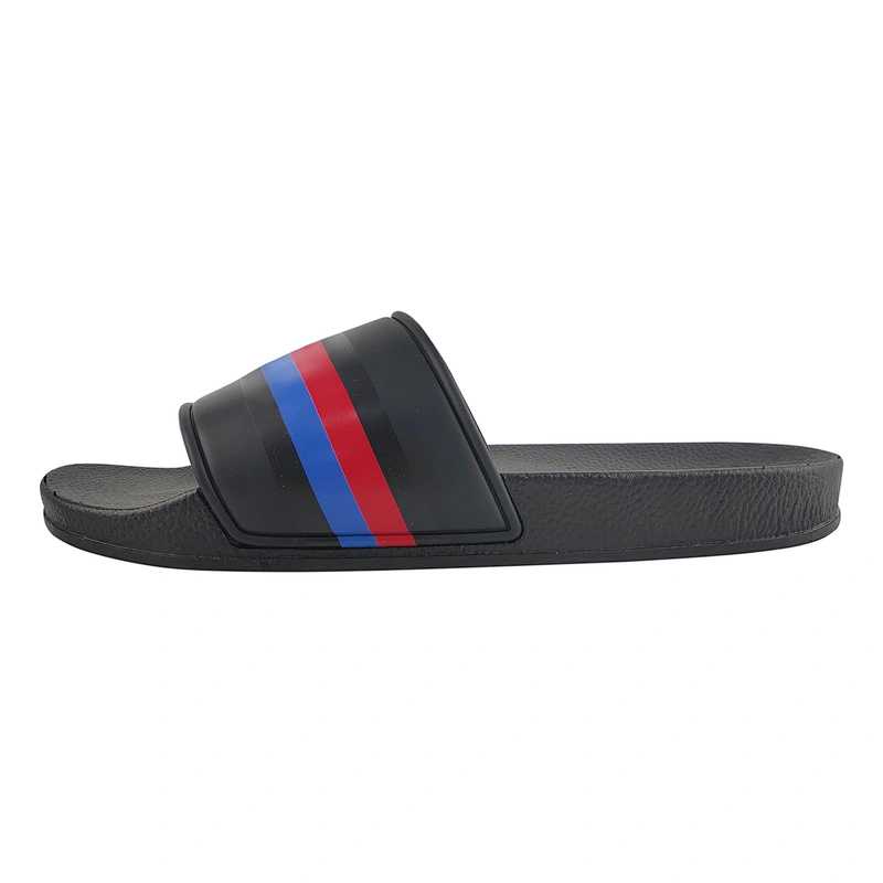 Greatshoe latest design home lightweight pvc slipper sandal custom slides sandals with logo