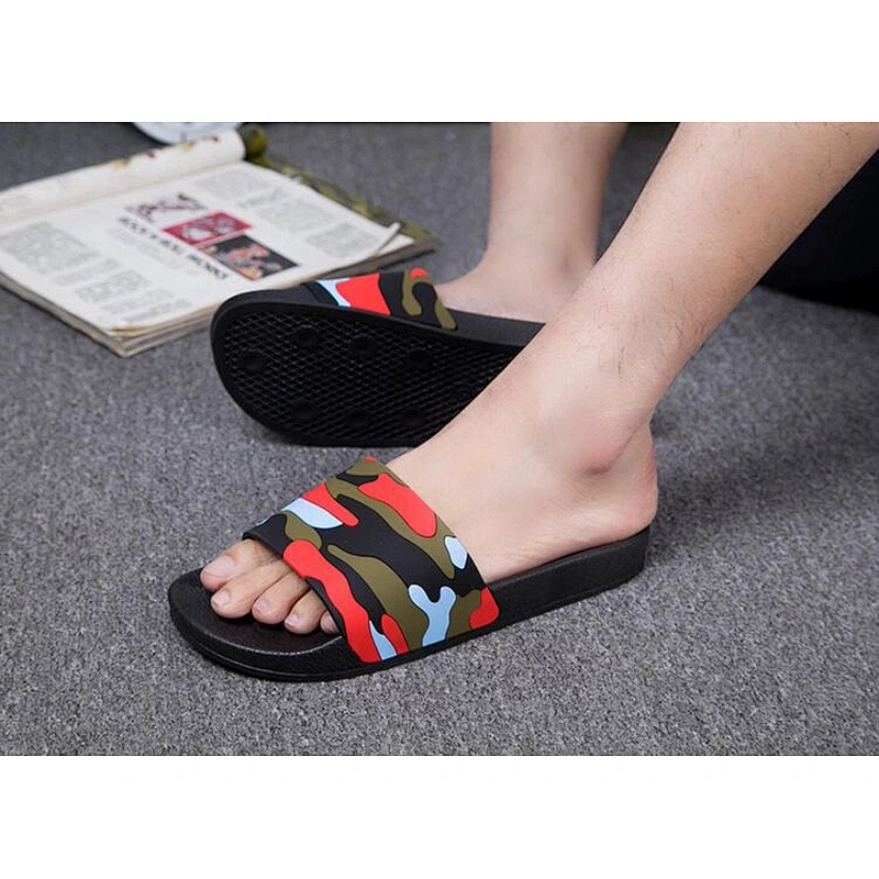 Greatshoe custom personalized camouflage china wholesale slippers men slide sandals
