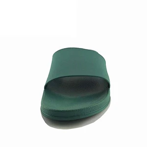 Greatshoe custom slipper blank slide sandal,summer men's slipper green slider sandals,men slides footwear
