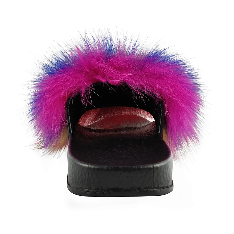 Greatshoe 2020 hot sale cheap shipping faux fur for ladies custom logo plush slippers women