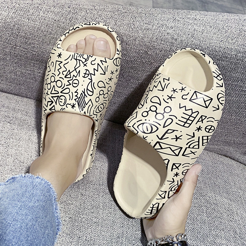 Greatshoe custom Logo women Yeezy slipper platform women Yeezy Slides,slipper slides for men Yeezy