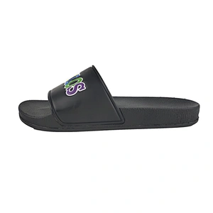 Greatshoe latest design mens pvc sandals men slides black custom logo men slide custom sandal