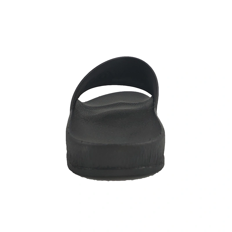 Greatshoe latest design mens pvc sandals men slides black custom logo men slide custom sandal