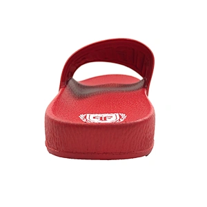 Greatshoe exported good quality flat lightweight fashion plain black slide sandals sliders slippers men