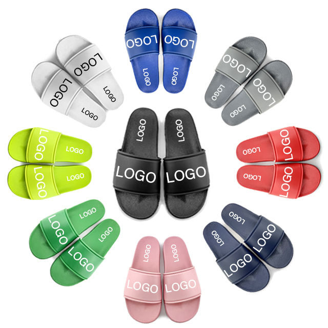 Greatshoe customized sport flat heel outdoor light running for men slide sandal wholesale man slippers