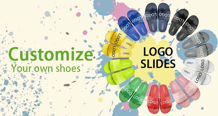 Greatshoes custom logo slides sandals pvc sole comfortable slides footwear slippers sandals