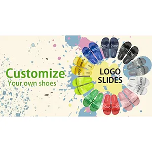Greatshoes custom logo slides sandals pvc sole comfortable slides footwear slippers sandals