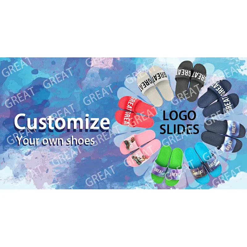 Factory massage EVA slippers sandal for men slides for women