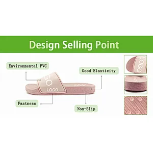 Greatshoes custom logo slides sandals pvc sole comfortable slides footwear slippers sandals