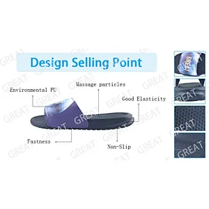 Factory massage EVA slippers sandal for men slides for women